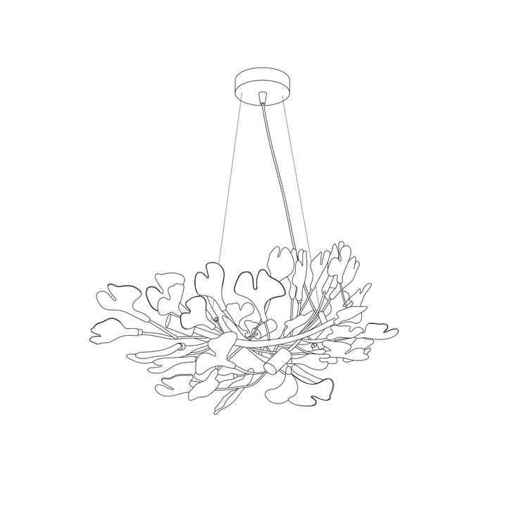 Horizon Gingko Chandelier