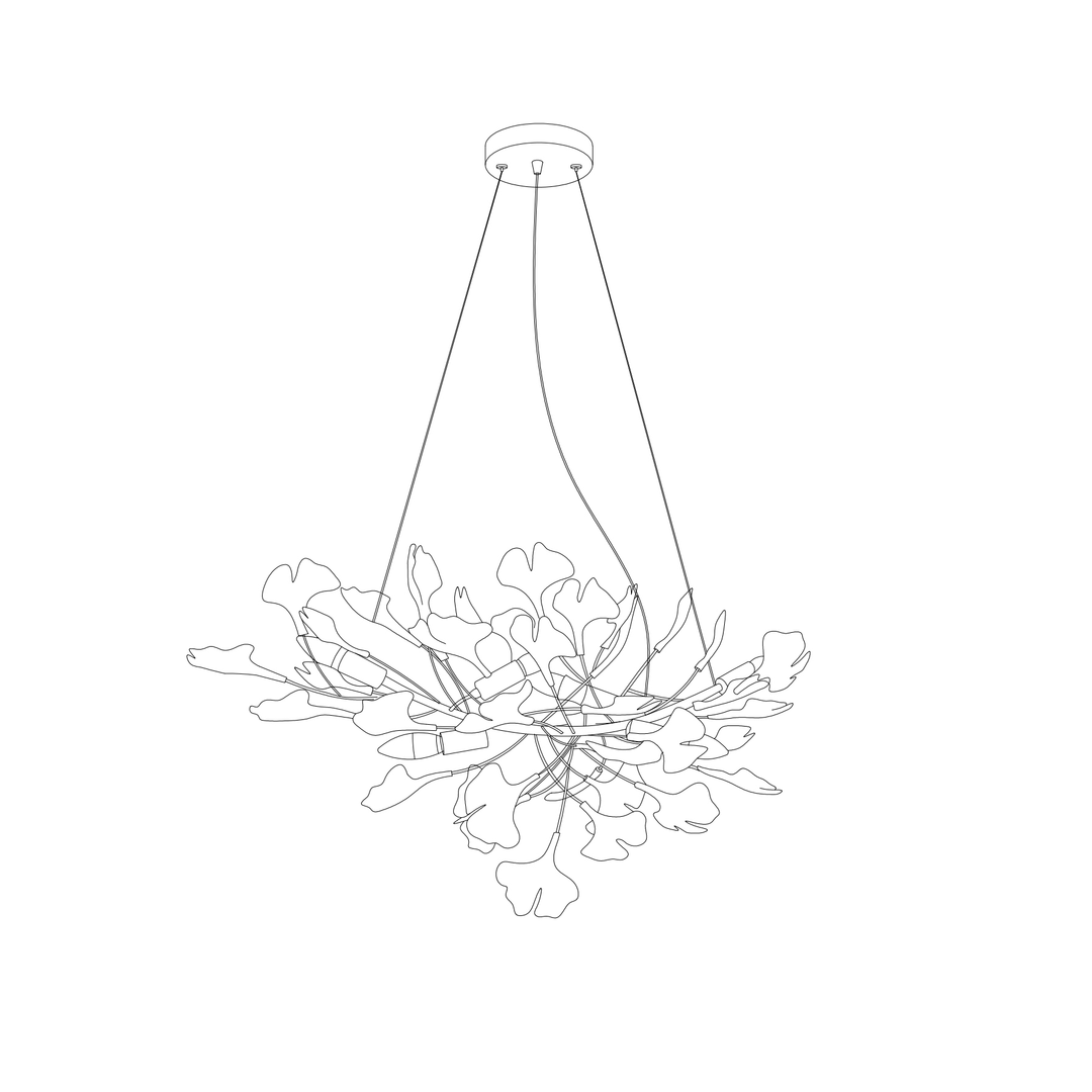 Horizon Gingko Chandelier