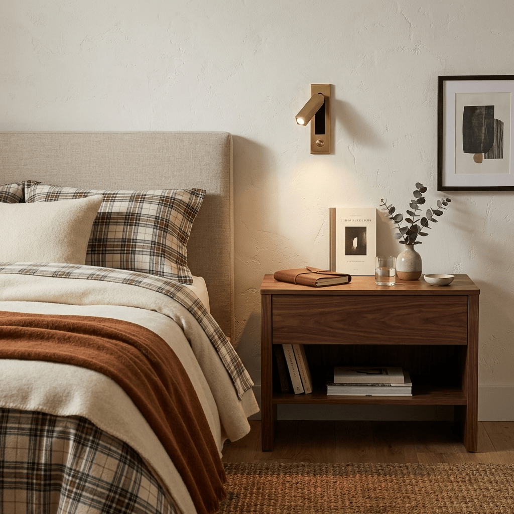 Pelle Folding Bedside Light