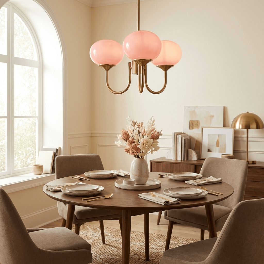 Pom Marshmallow Chandelier