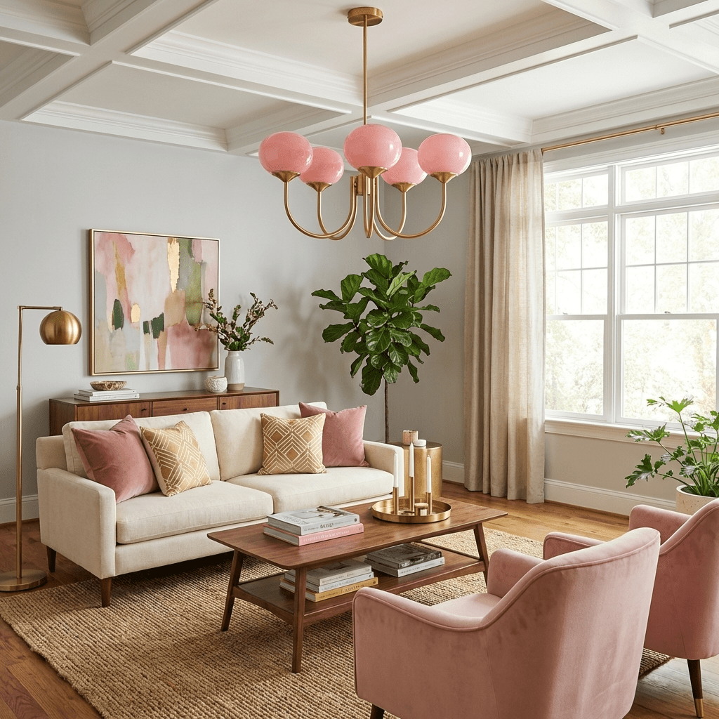 Pom Marshmallow Chandelier