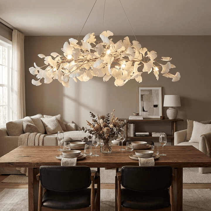 Plume Gingko Chandelier