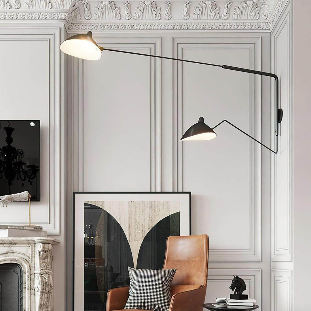 Arm Wall Sconce - Mid-Century Light for Bedroom &amp; Living Room | Stijn