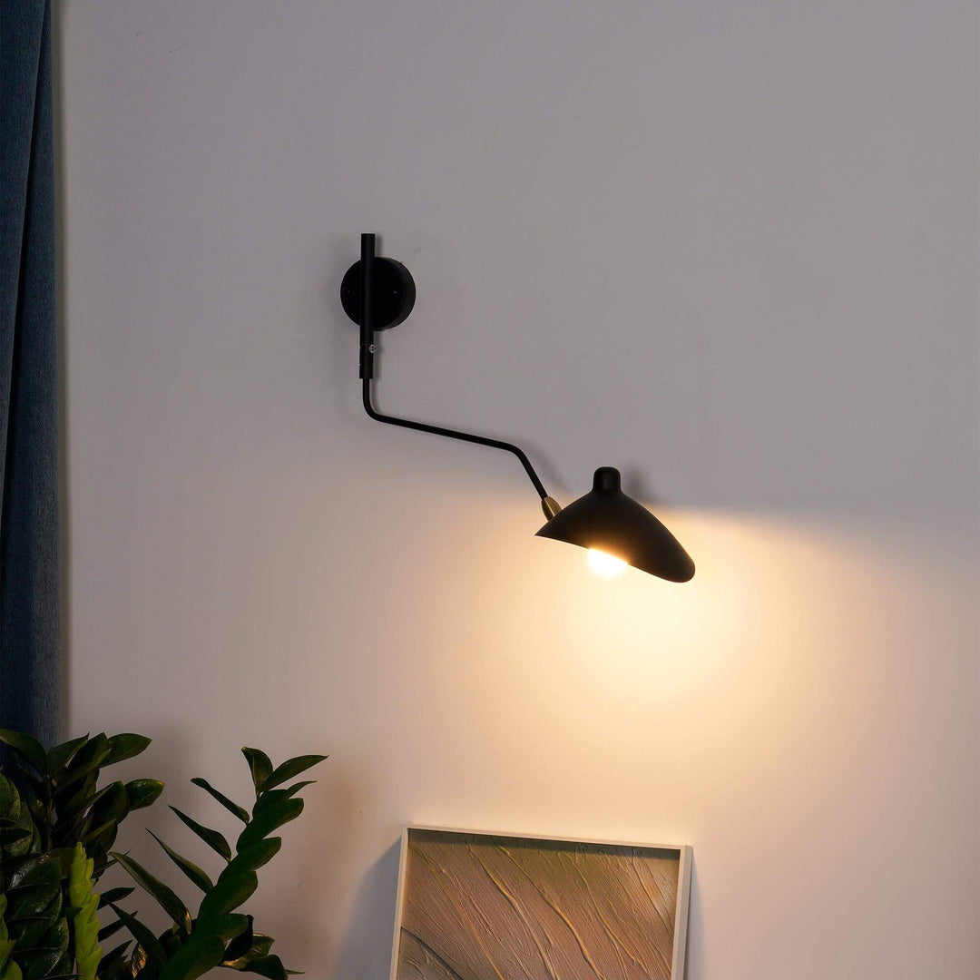 Arm Wall Sconce - Mid-Century Light for Bedroom &amp; Living Room | Stijn