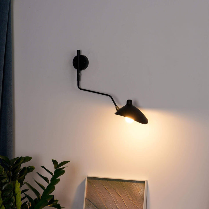 Arm Wall Sconce - Mid-Century Light for Bedroom &amp; Living Room | Stijn