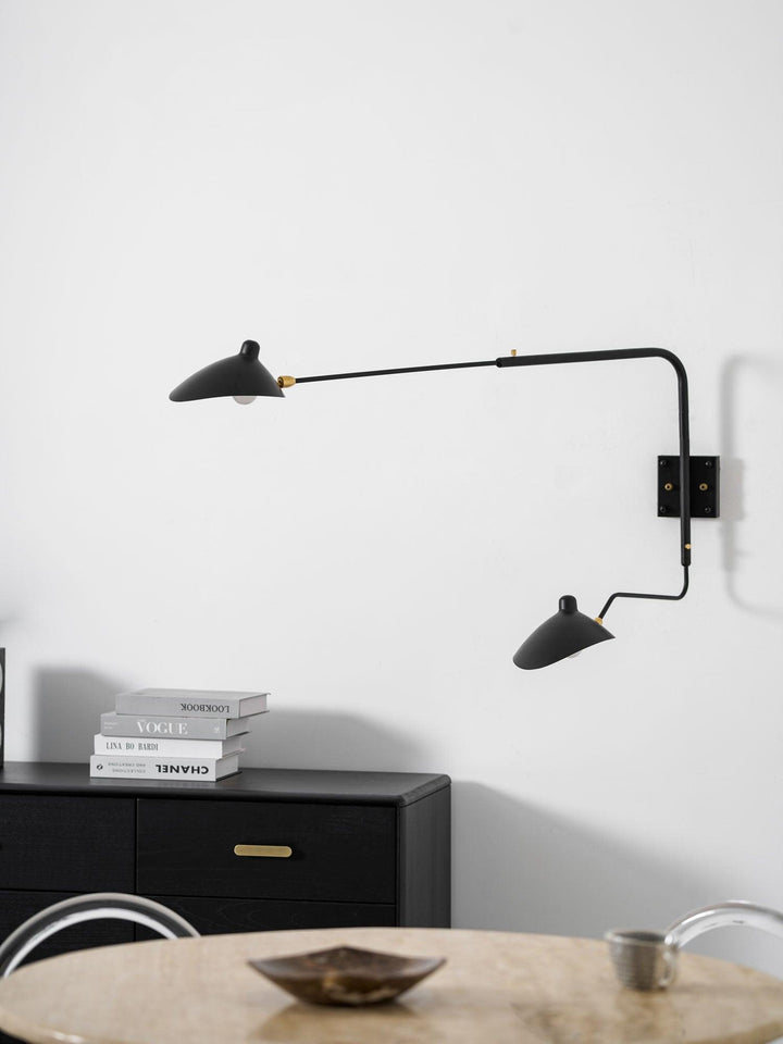 Starburst Spider Sconce - Mid-Century Light for Bedroom &amp; Living Room