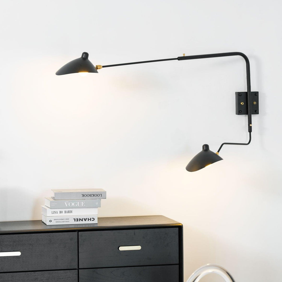 Starburst Spider Sconce - Mid-Century Light for Bedroom &amp; Living Room