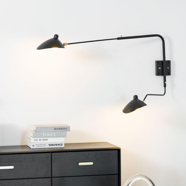 Starburst Spider Sconce - Mid-Century Light for Bedroom &amp; Living Room