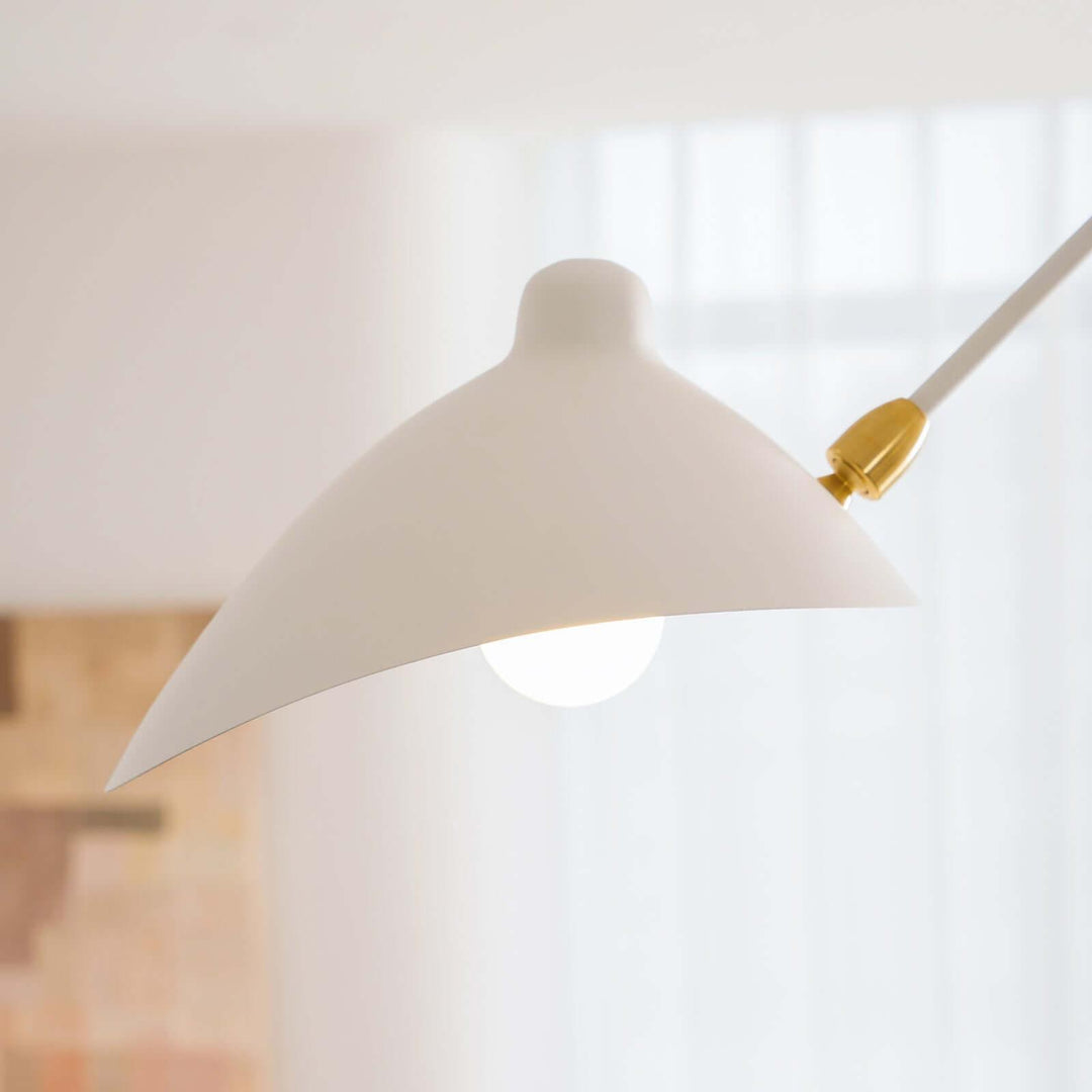 Arm Ceiling Light - Mid-Century, Flush Mount for Bedroom &amp; Hallway | Roel
