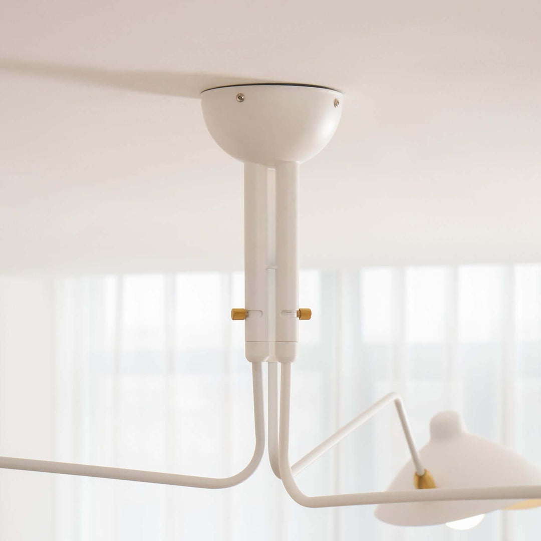 Arm Ceiling Light - Mid-Century, Flush Mount for Bedroom &amp; Hallway | Roel