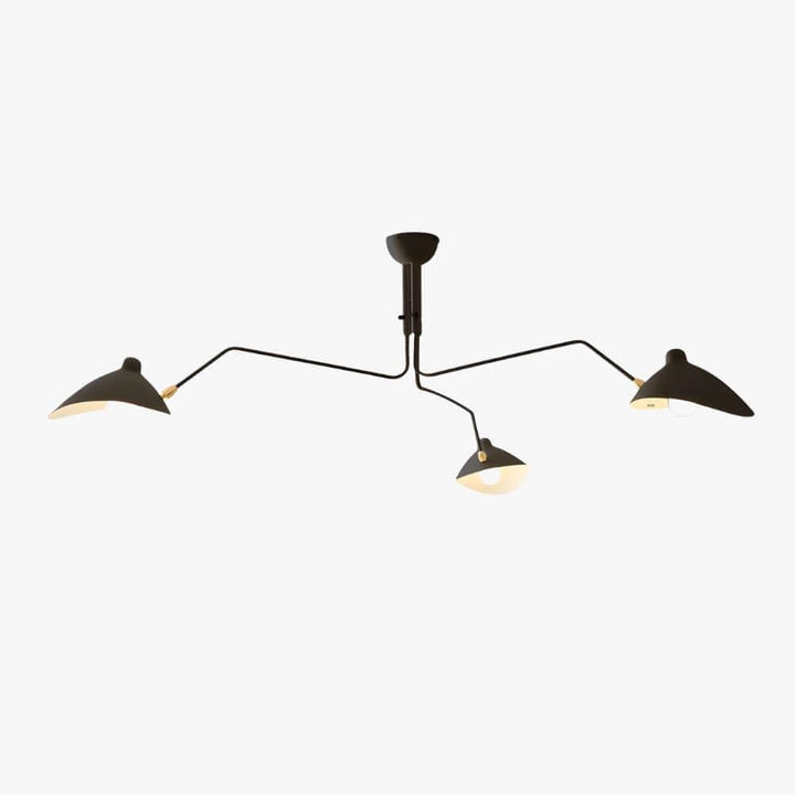 Arm Ceiling Light - Mid-Century, Flush Mount for Bedroom &amp; Hallway | Roel