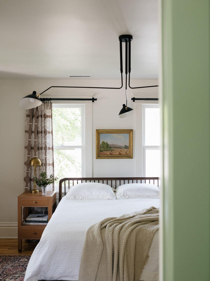 Starburst Spider Ceiling Light - Mid-Century, Flush Mount for Bedroom &amp; Hallway