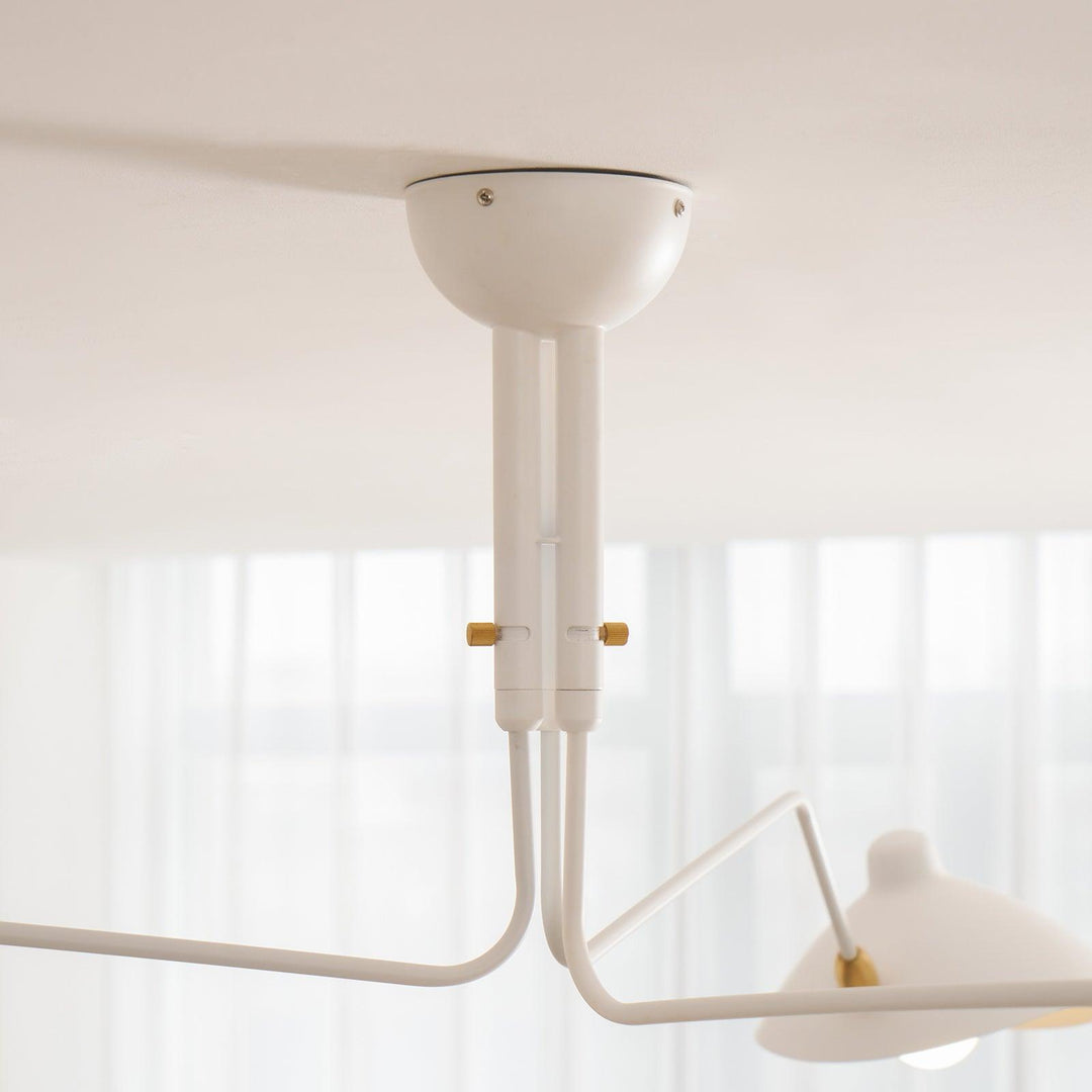 Starburst Spider Ceiling Light - Mid-Century, Flush Mount for Bedroom &amp; Hallway
