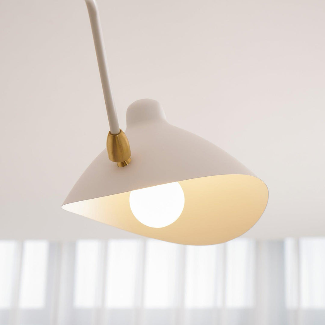 Starburst Spider Ceiling Light - Mid-Century, Flush Mount for Bedroom &amp; Hallway