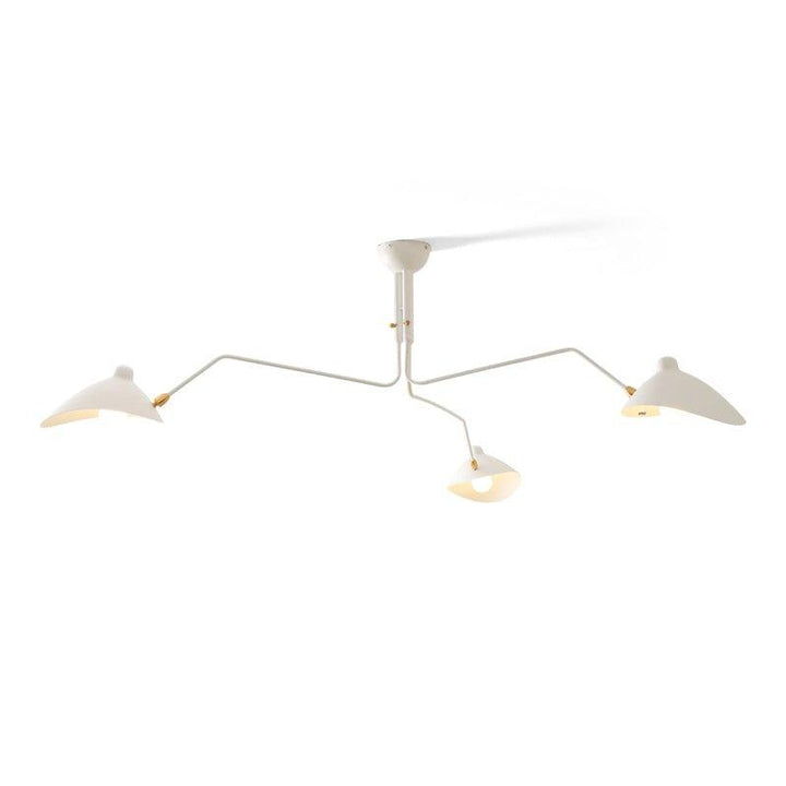 Starburst Spider Ceiling Light - Mid-Century, Flush Mount for Bedroom &amp; Hallway