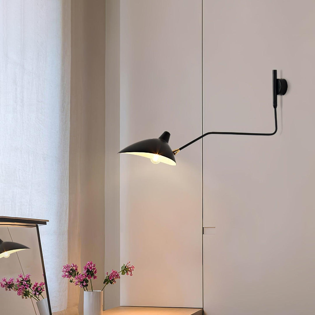 Starburst Spider Sconce - Mid-Century Light for Bedroom &amp; Living Room
