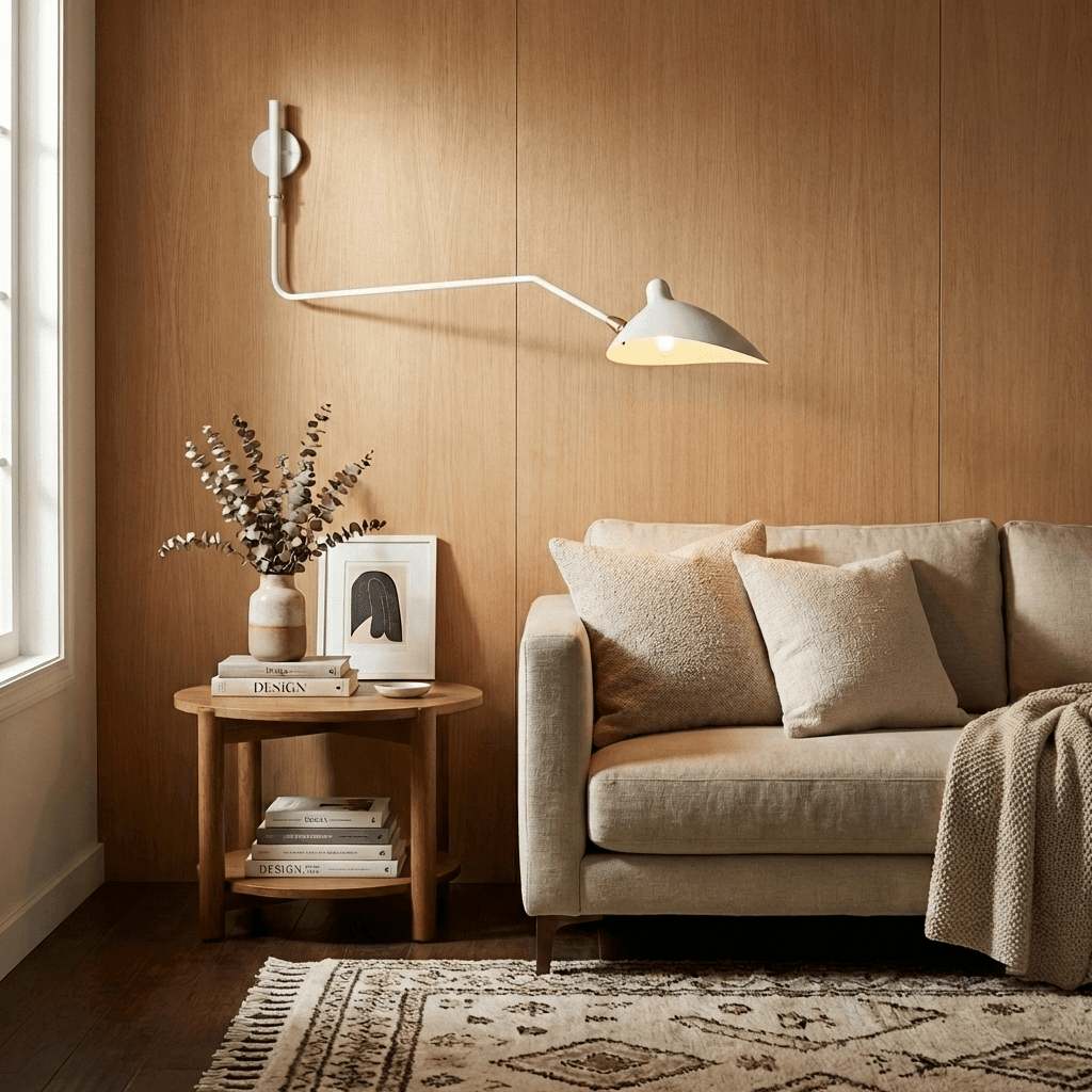 Starburst Spider Sconce - Mid-Century Light for Bedroom &amp; Living Room