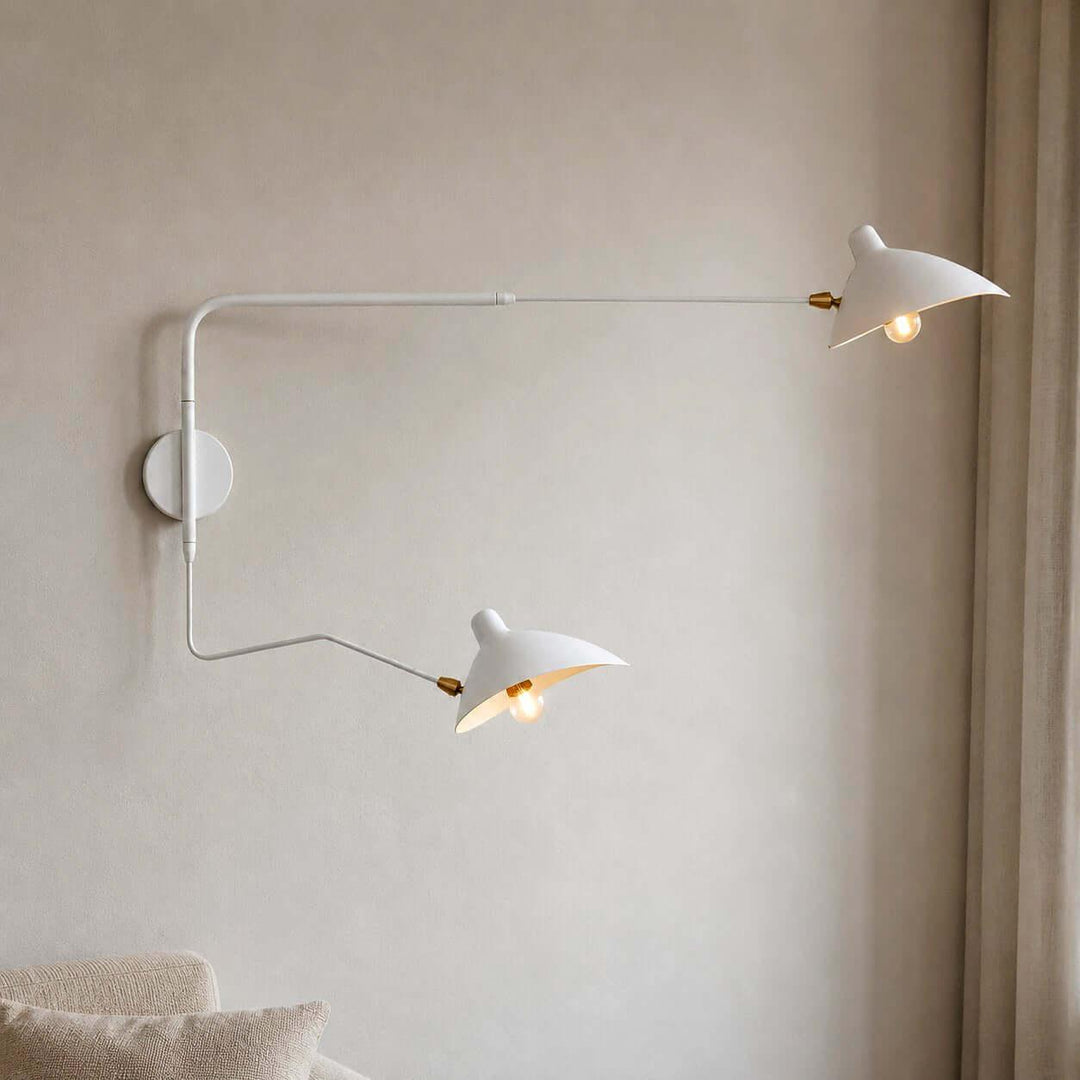 Arm Wall Sconce - Mid-Century Light for Bedroom &amp; Living Room | Stijn