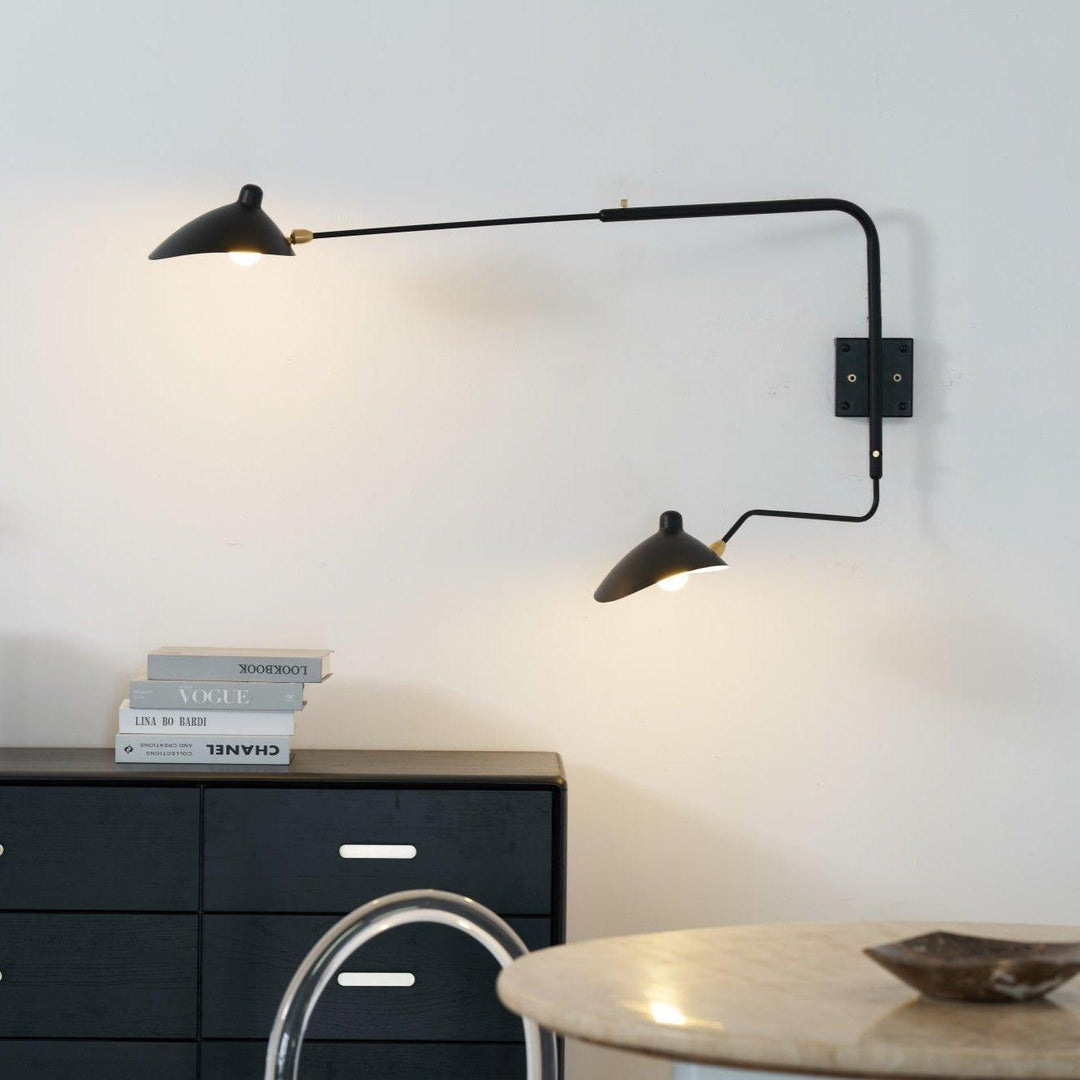 Starburst Spider Sconce - Mid-Century Light for Bedroom &amp; Living Room