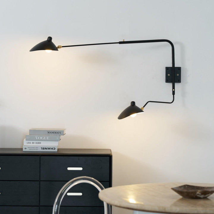 Starburst Spider Sconce - Mid-Century Light for Bedroom &amp; Living Room