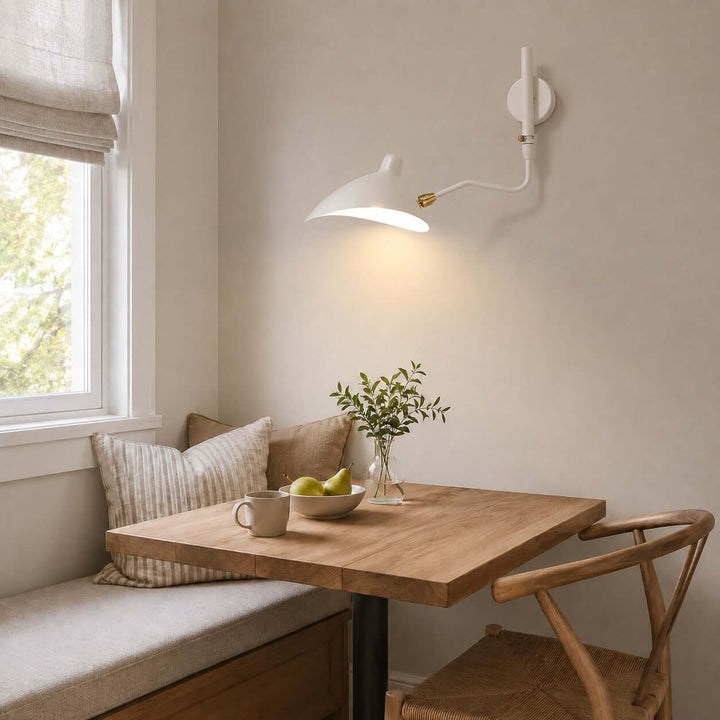 Arm Wall Sconce - Mid-Century Light for Bedroom &amp; Living Room | Stijn