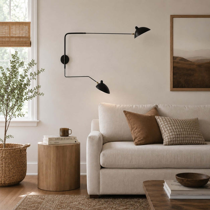Arm Wall Sconce - Mid-Century Light for Bedroom &amp; Living Room | Stijn