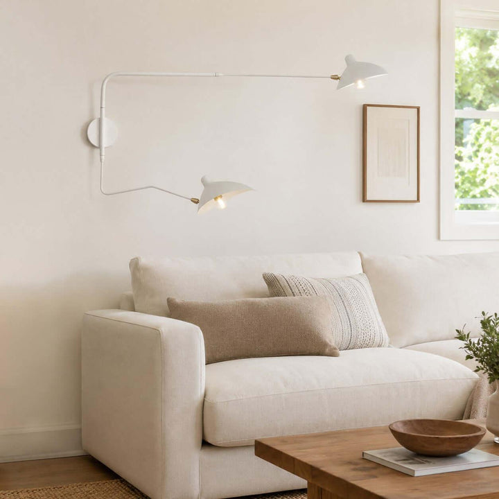 Arm Wall Sconce - Mid-Century Light for Bedroom &amp; Living Room | Stijn