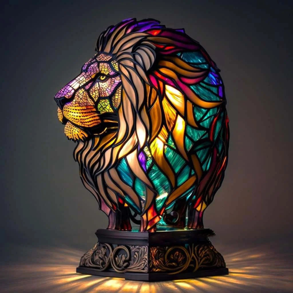Fauna Animal Glass Lamp