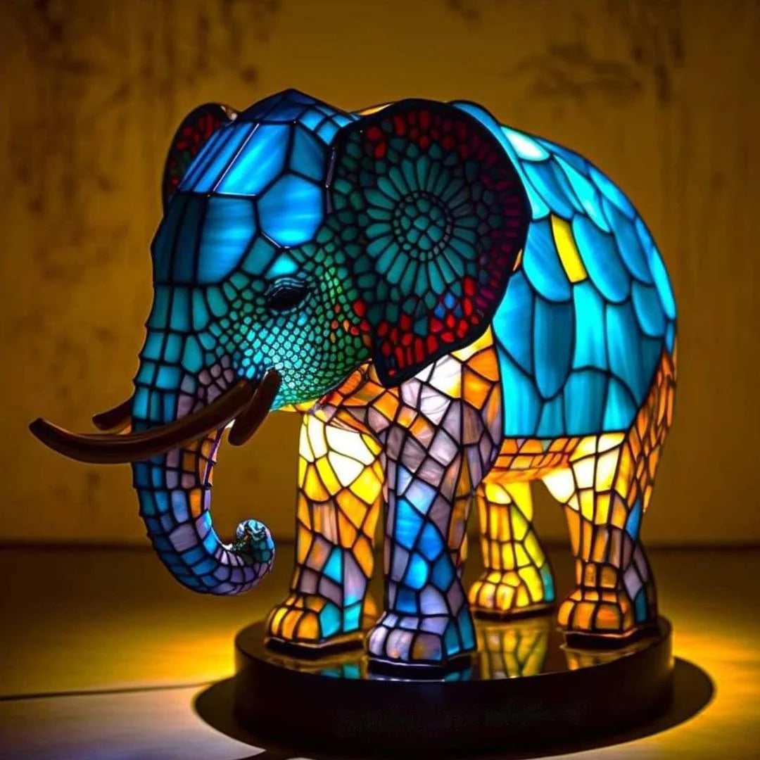 Fauna Animal Glass Lamp
