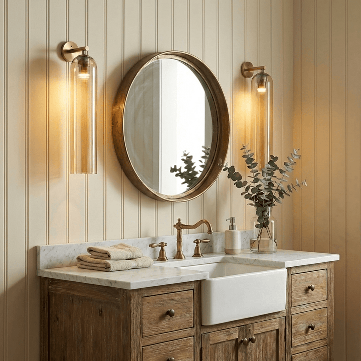 Cleo Art Glass Sconce
