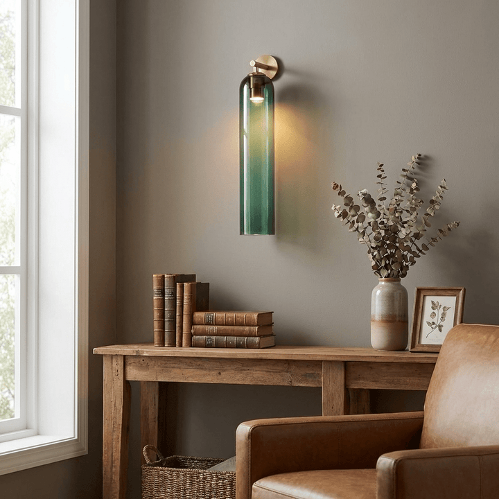 Cleo Art Glass Sconce