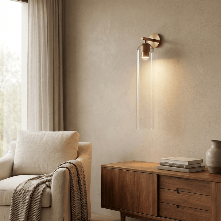 Cleo Art Glass Sconce