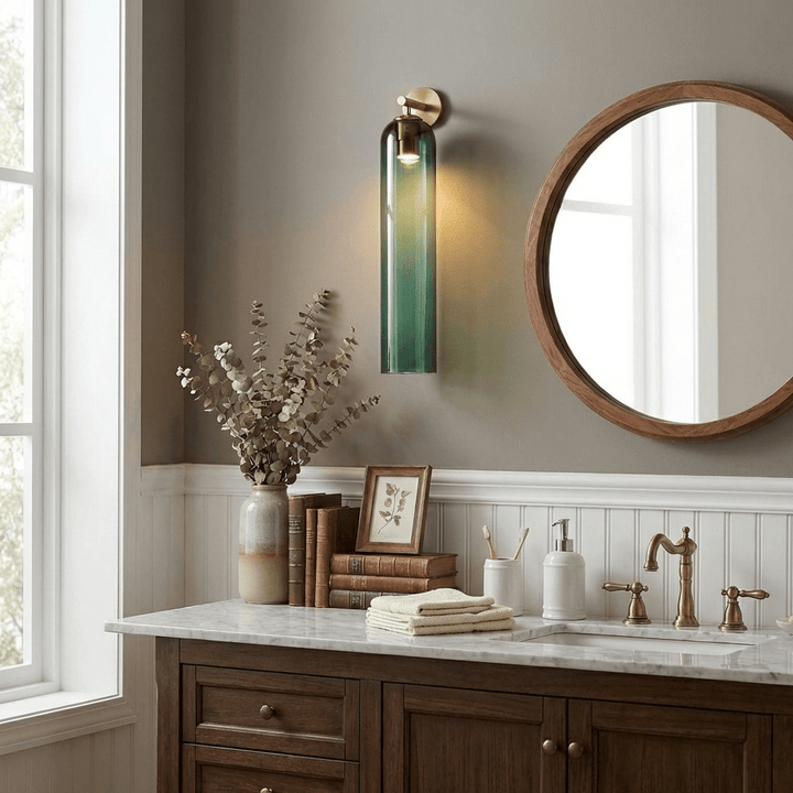 Cleo Art Glass Sconce