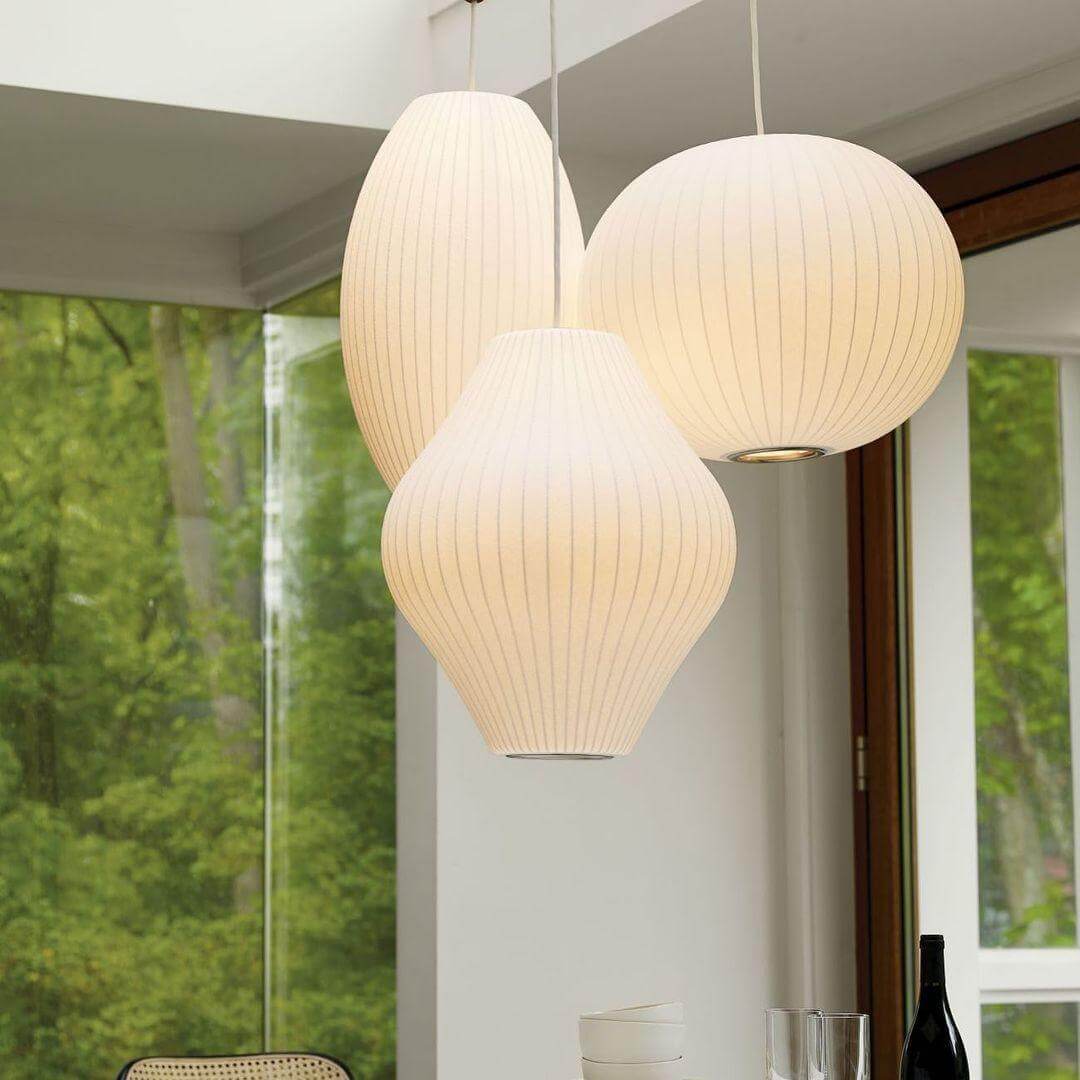Bubble Pendant Light - Mid-Century, for Kitchen Island &amp; Dining Room | Daan