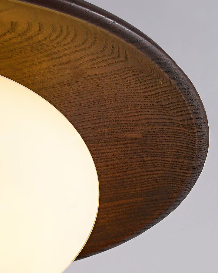 Cato Wood Globe Ceiling Light