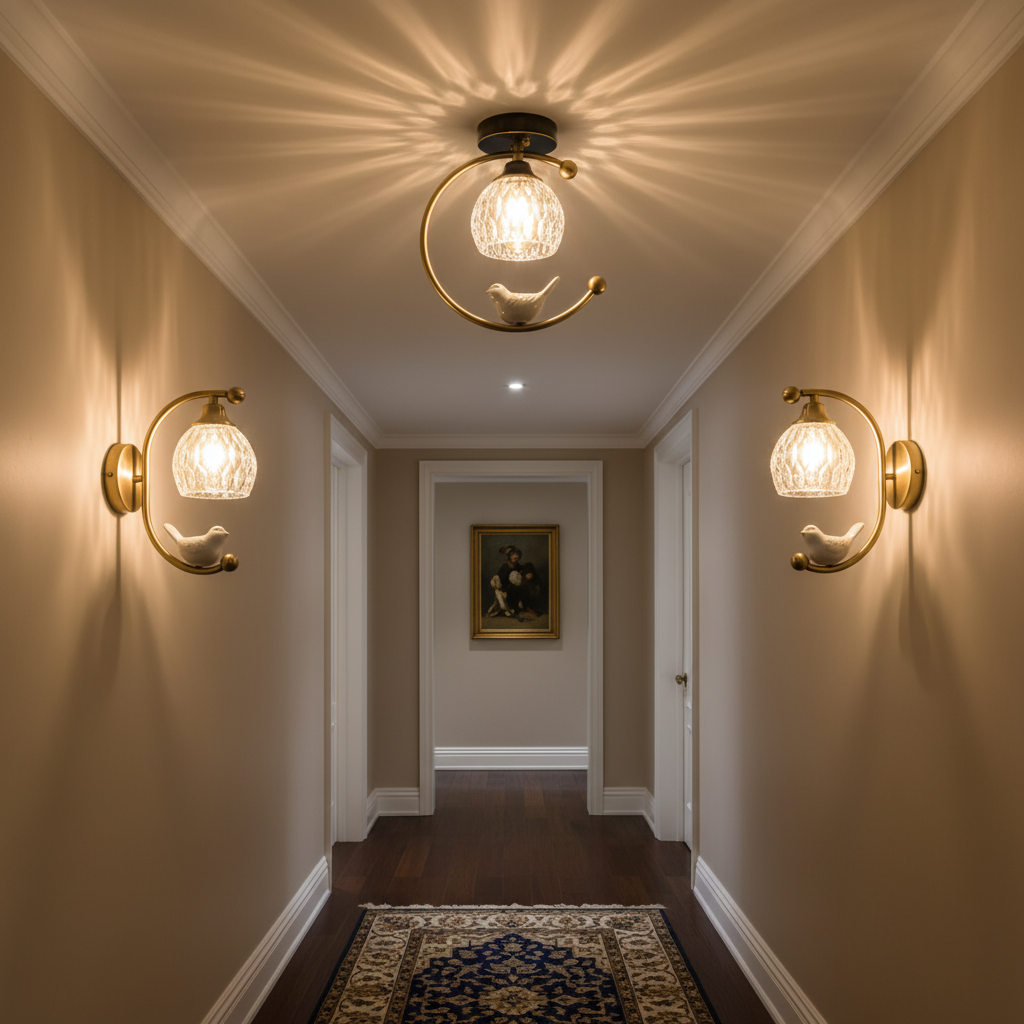 Serena Bird Ceiling Light