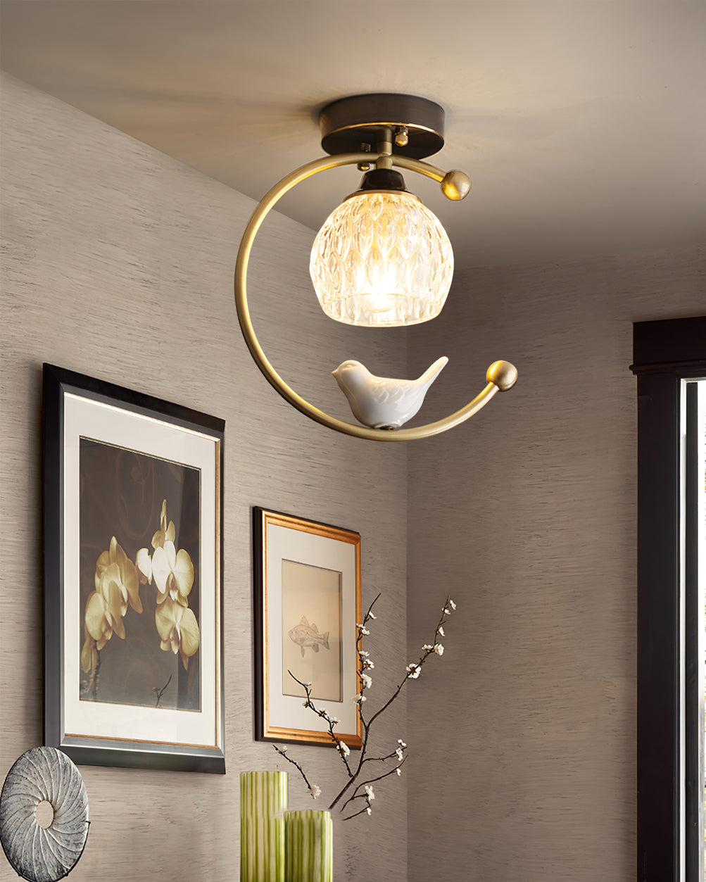 Serena Bird Ceiling Light