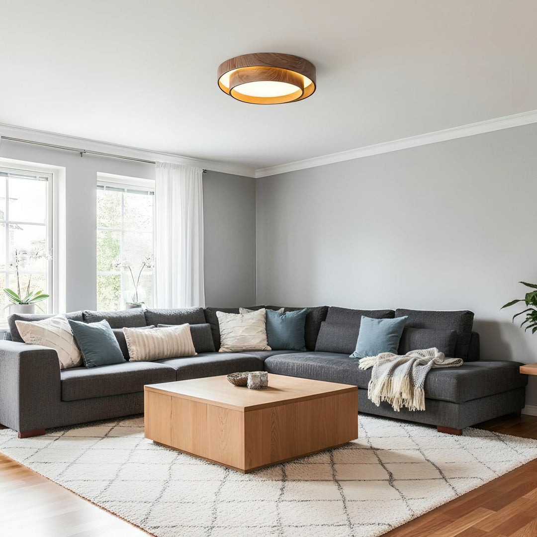 Arden Walnut Ceiling Light
