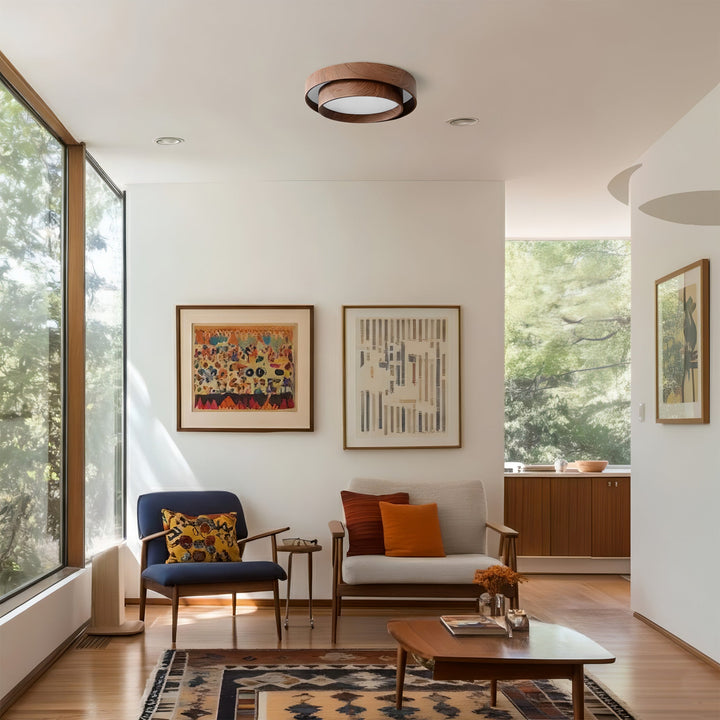 Arden Walnut Ceiling Light