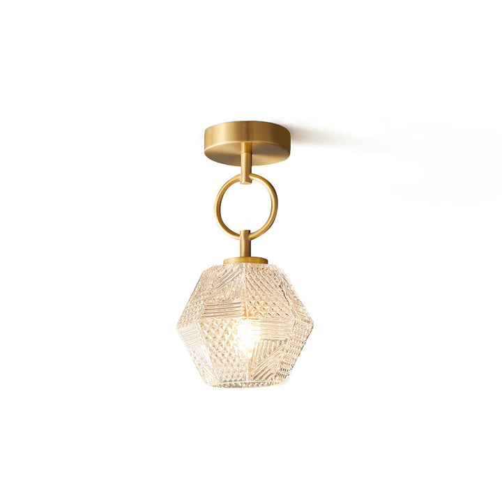 Orion Cut-Glass Ceiling Light