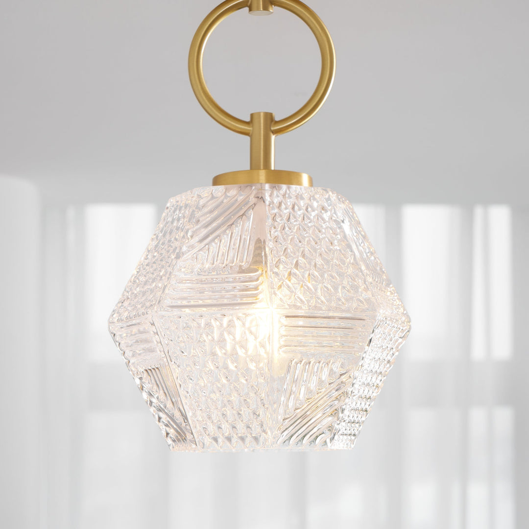 Orion Cut-Glass Ceiling Light
