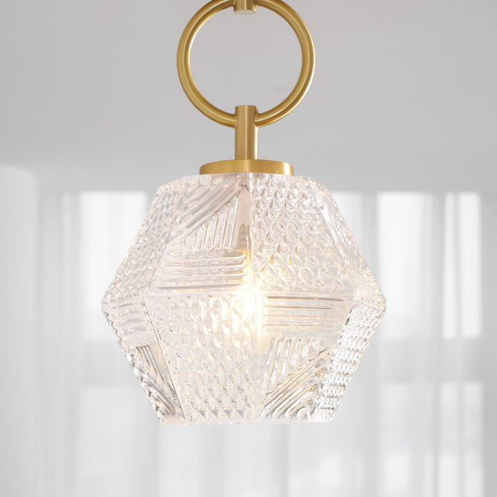 Orion Cut-Glass Ceiling Light