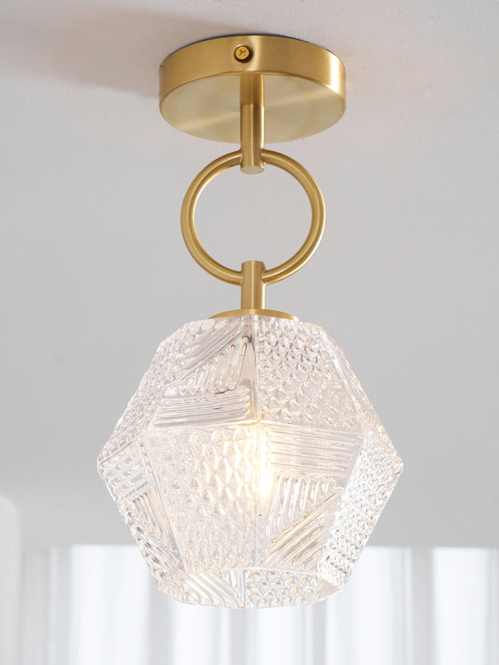 Orion Cut-Glass Ceiling Light