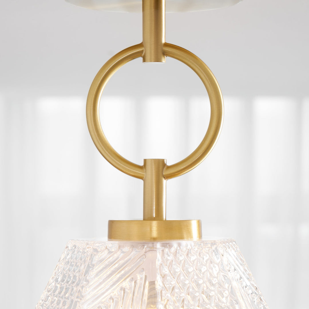 Orion Cut-Glass Ceiling Light