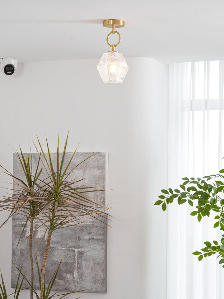 Orion Cut-Glass Ceiling Light