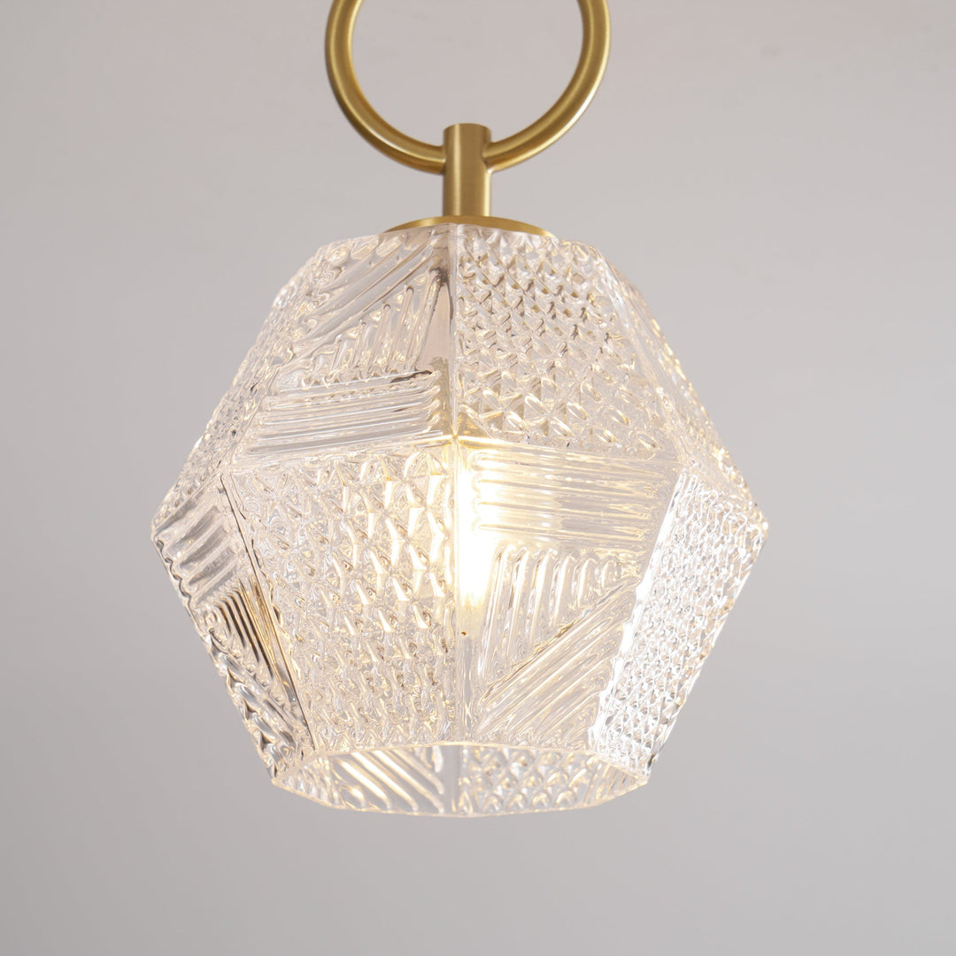 Orion Cut-Glass Ceiling Light