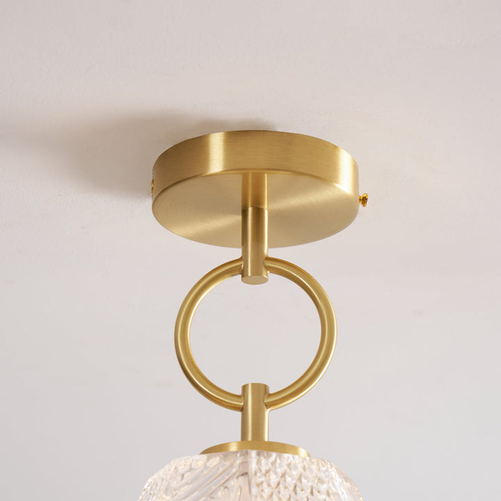 Orion Cut-Glass Ceiling Light