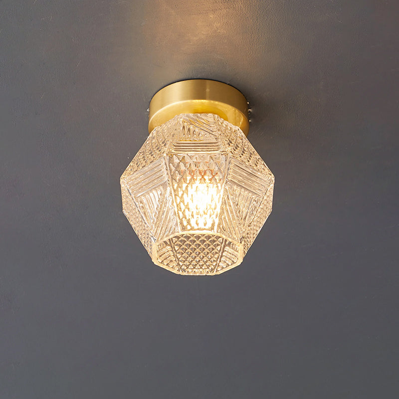 Orion Cut-Glass Ceiling Light