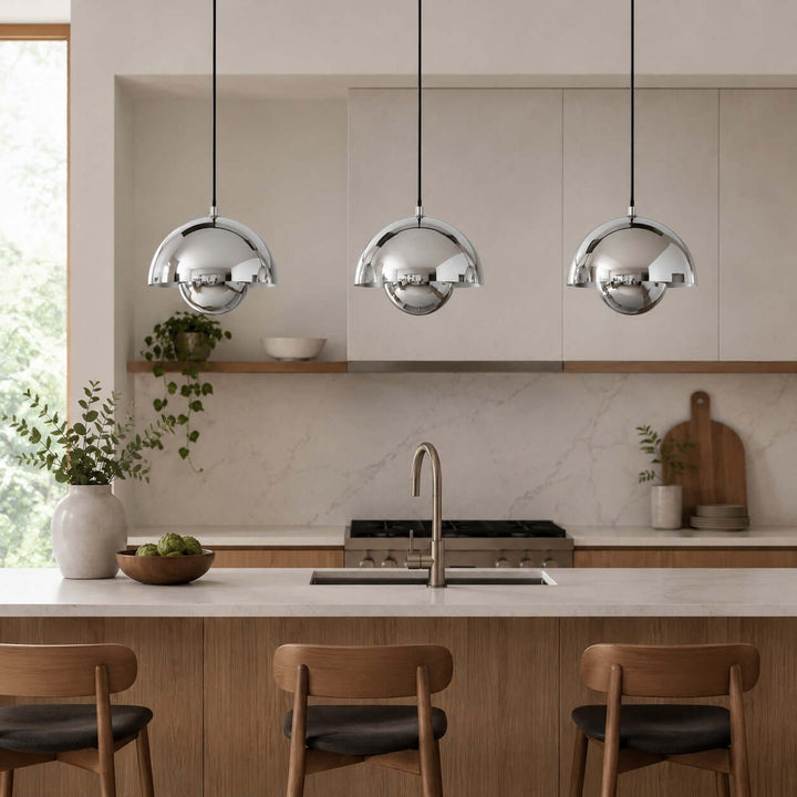 Dome Pendant - Retro Light for Kitchen Island &amp; Dining Room | Pim