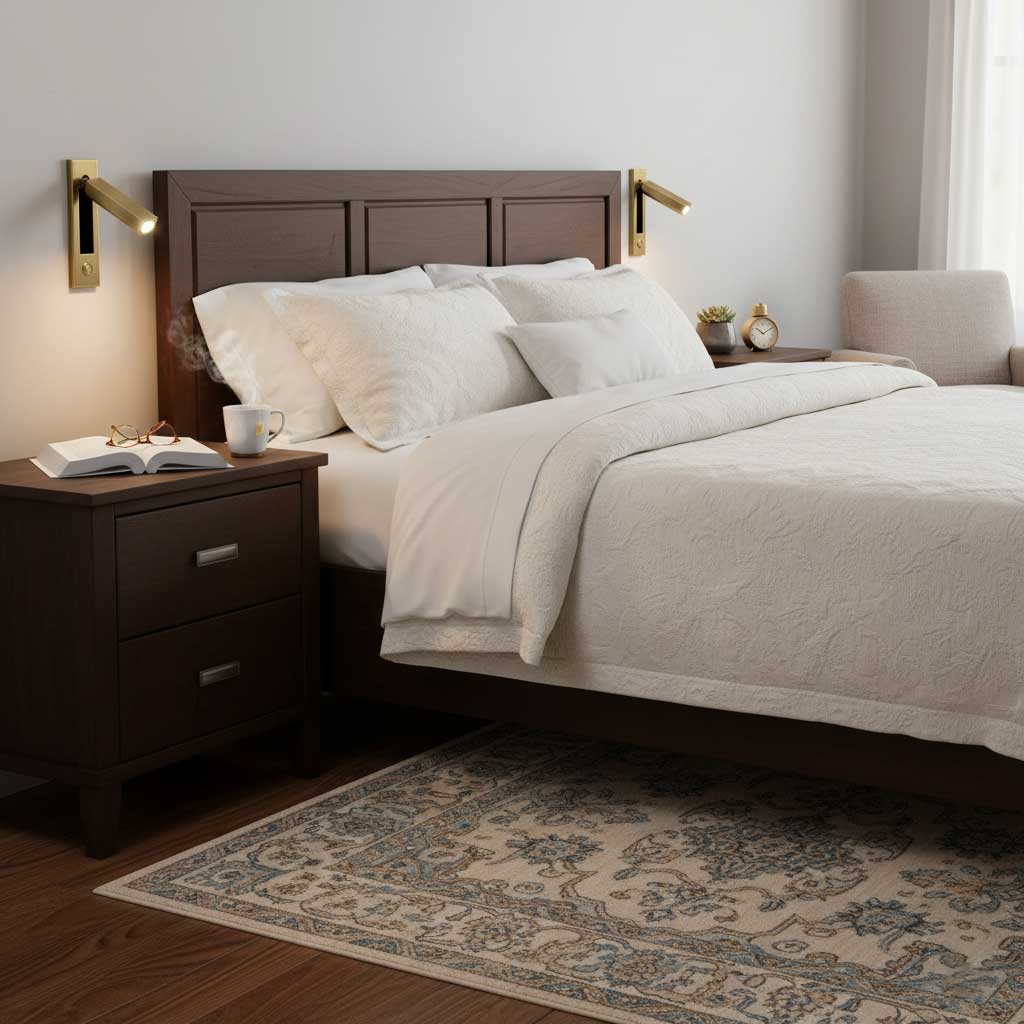 Pelle Folding Bedside Light